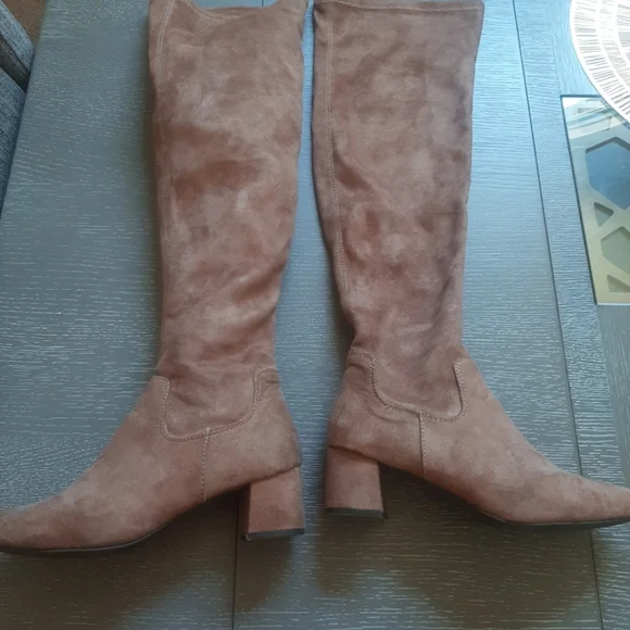 Rialto Brown Over the Knee Boots - Picture 3 of 13